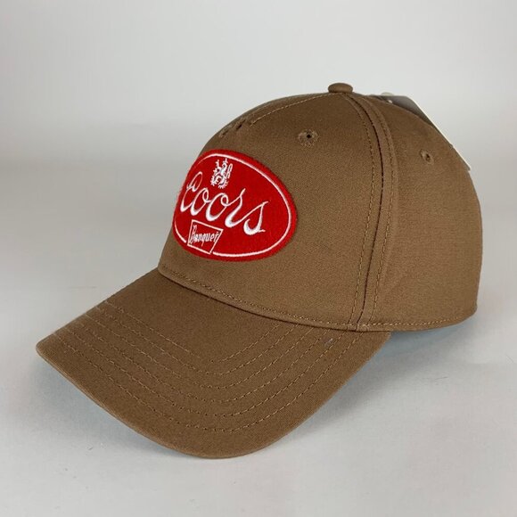 Coors Banquet Mens Browns Snapback Hat New - Picture 1 of 5